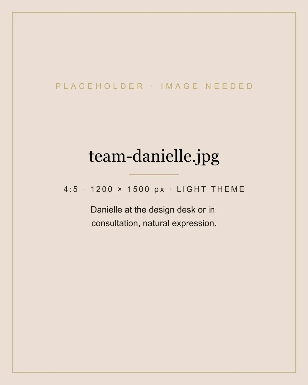 Danielle Ong, founder and creative director, at the design desk